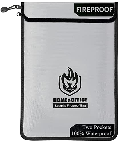 Fireproof document bag