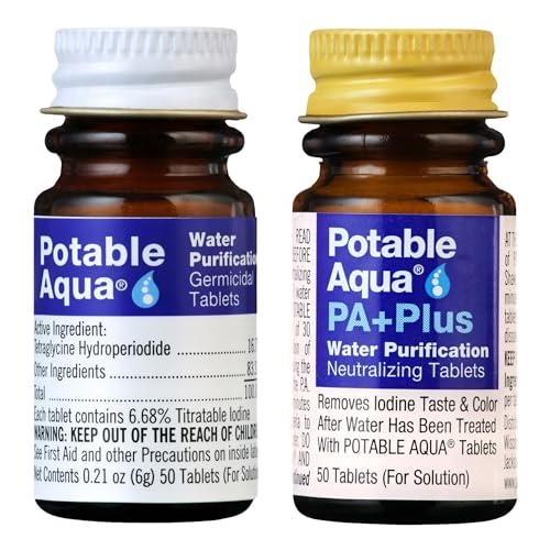 Water purification tablets